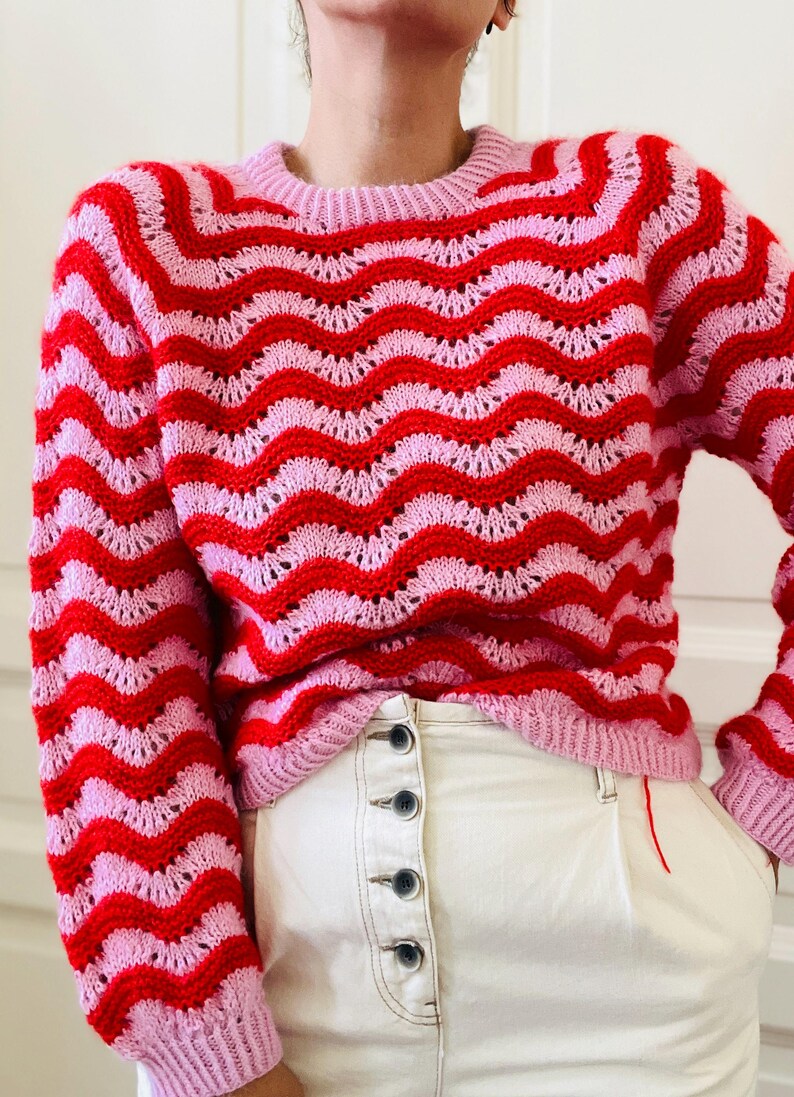 Heartbeat Sweater Knitting Pattern