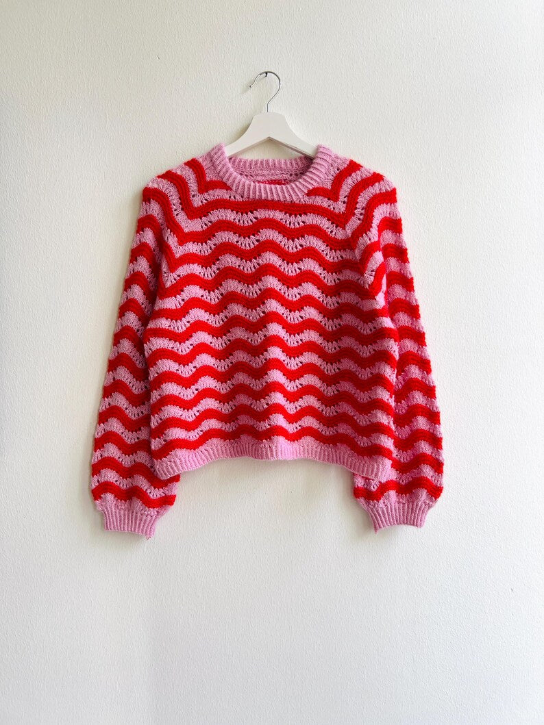 Heartbeat Sweater Knitting Pattern