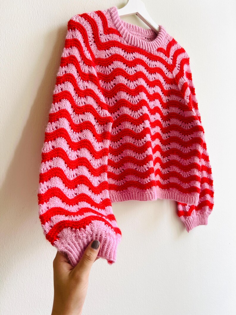 Heartbeat Sweater Knitting Pattern