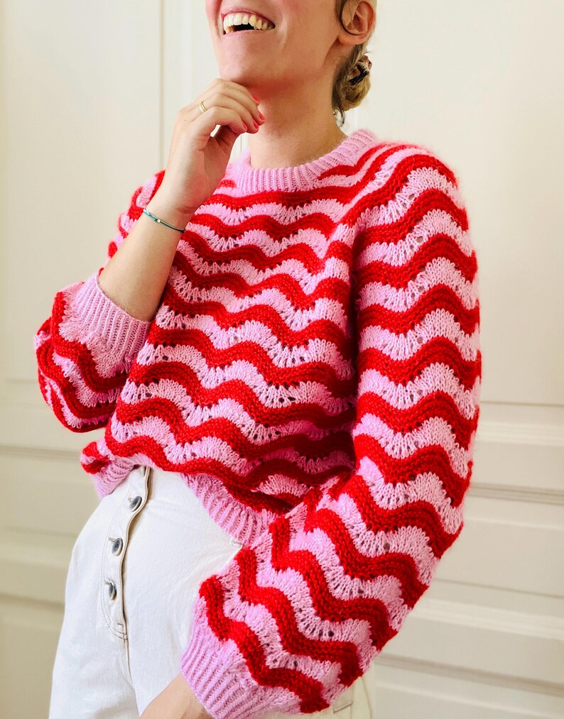 Heartbeat Sweater Knitting Pattern