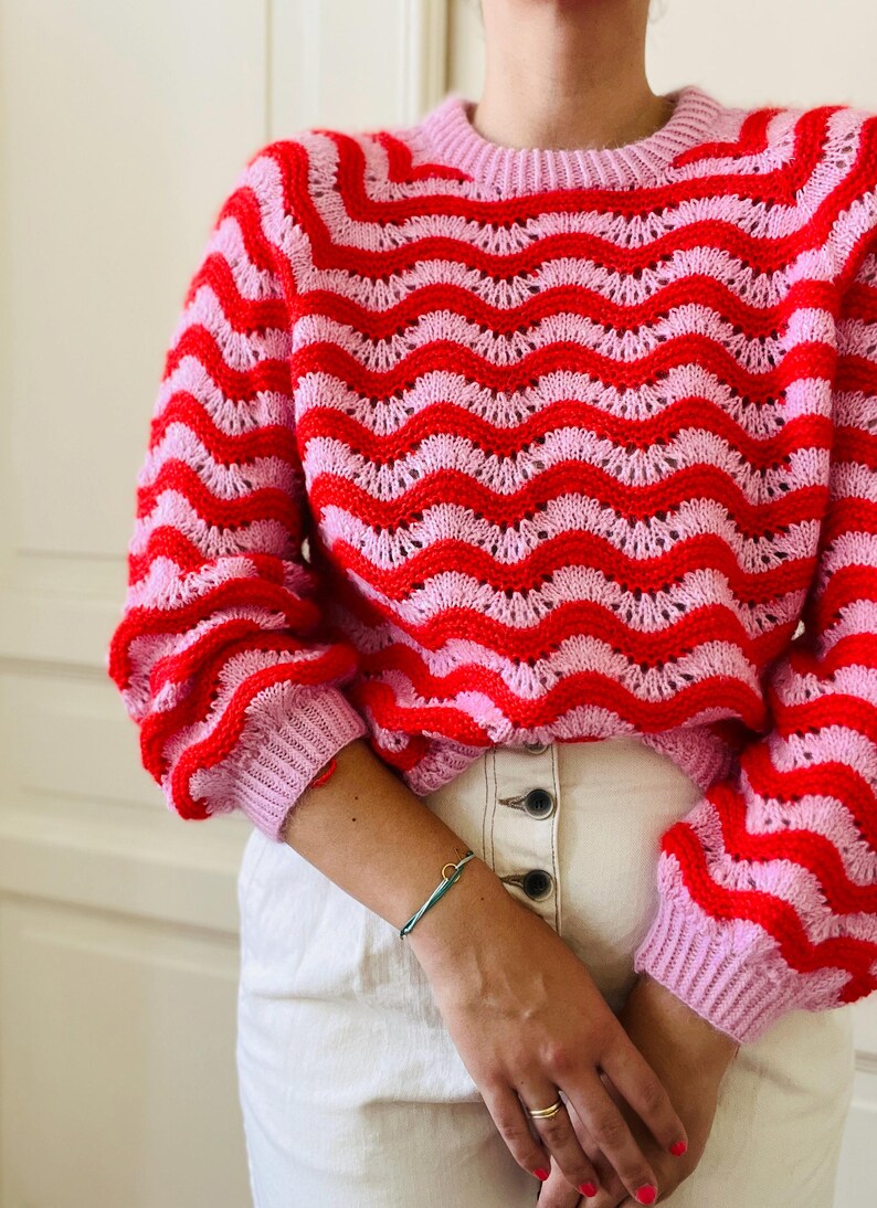 Heartbeat Sweater Knitting Pattern