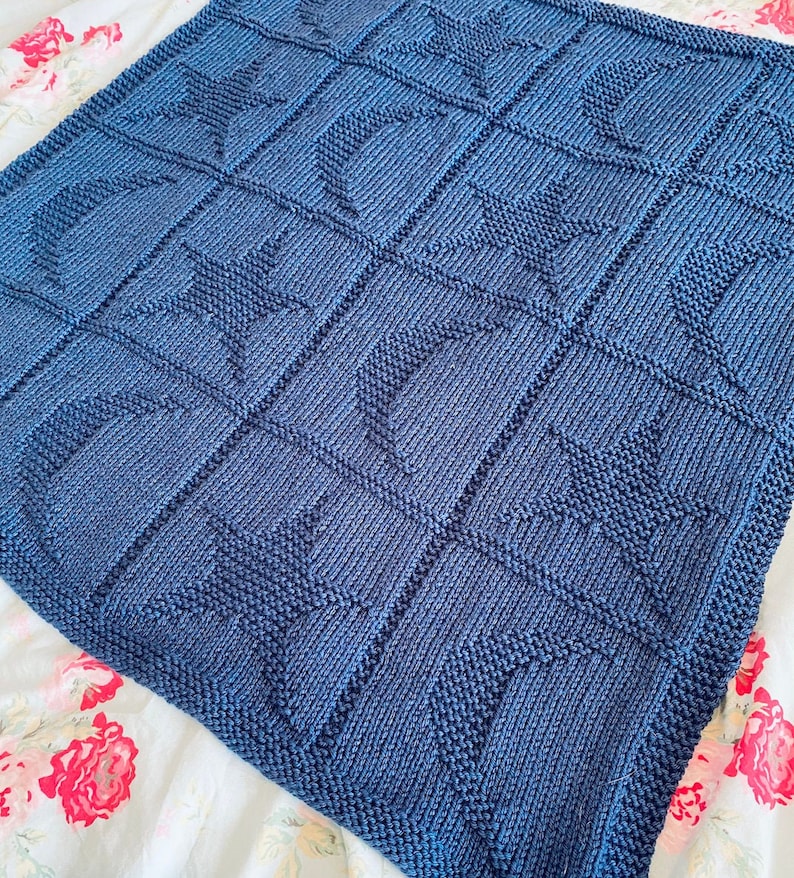Night Sky Blanket Knitting Pattern