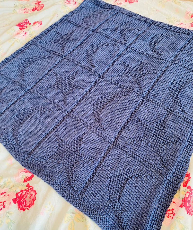 Night Sky Blanket Knitting Pattern