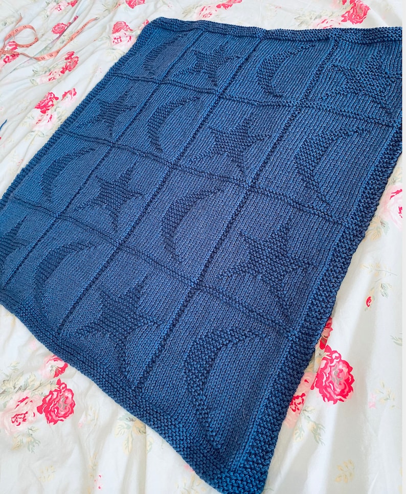 Night Sky Blanket Knitting Pattern