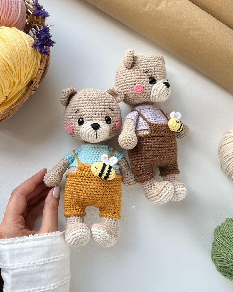 Buzzing Bear Crochet Pattern