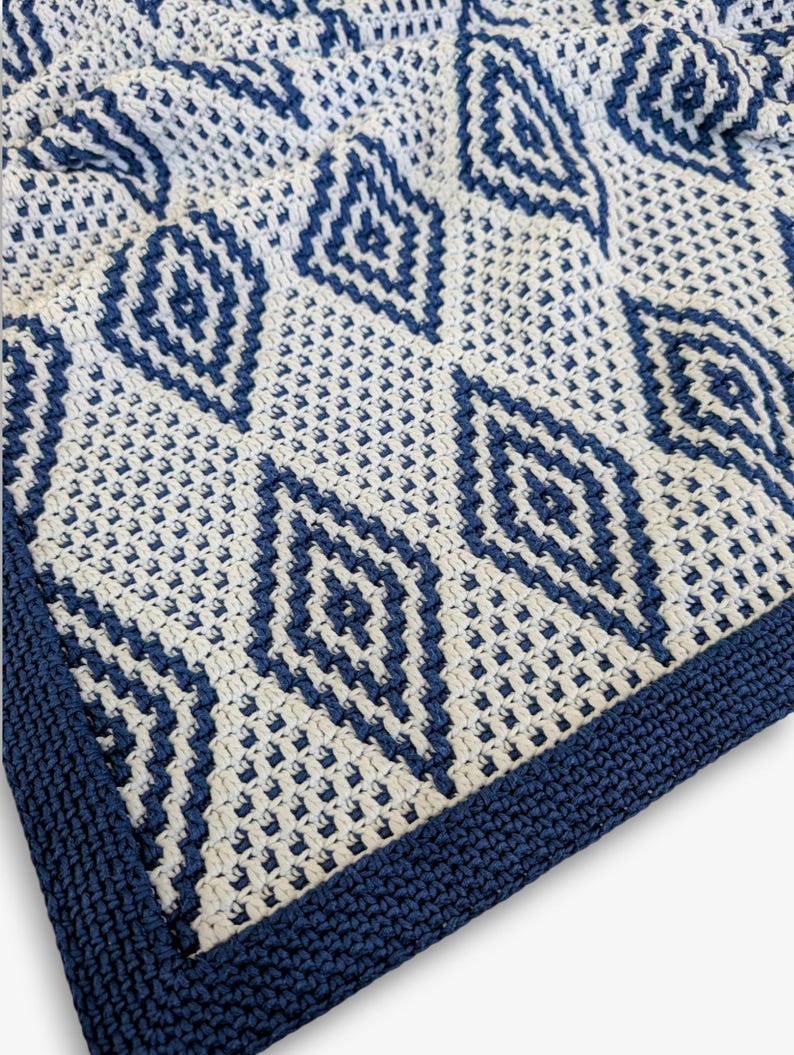 Midnight Blanket Crochet Pattern