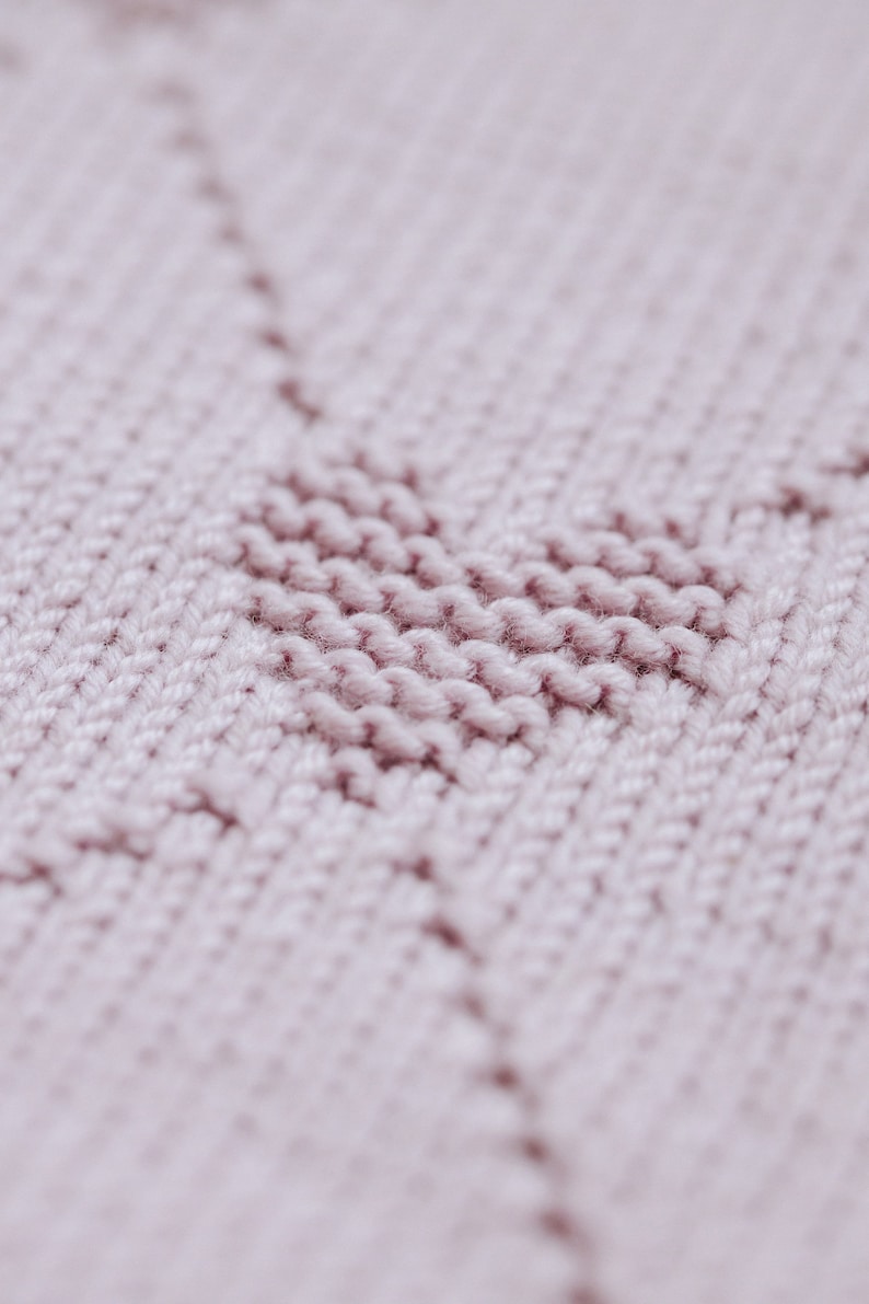 Hearts Blanket Knitting Pattern