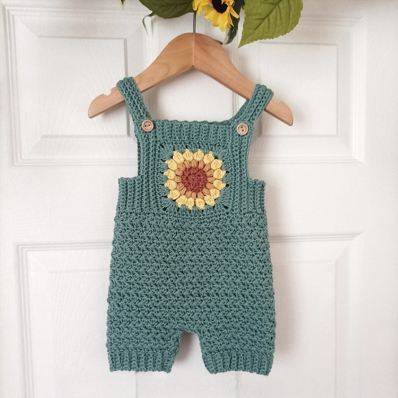 Sunflower Baby Set Crochet Pattern