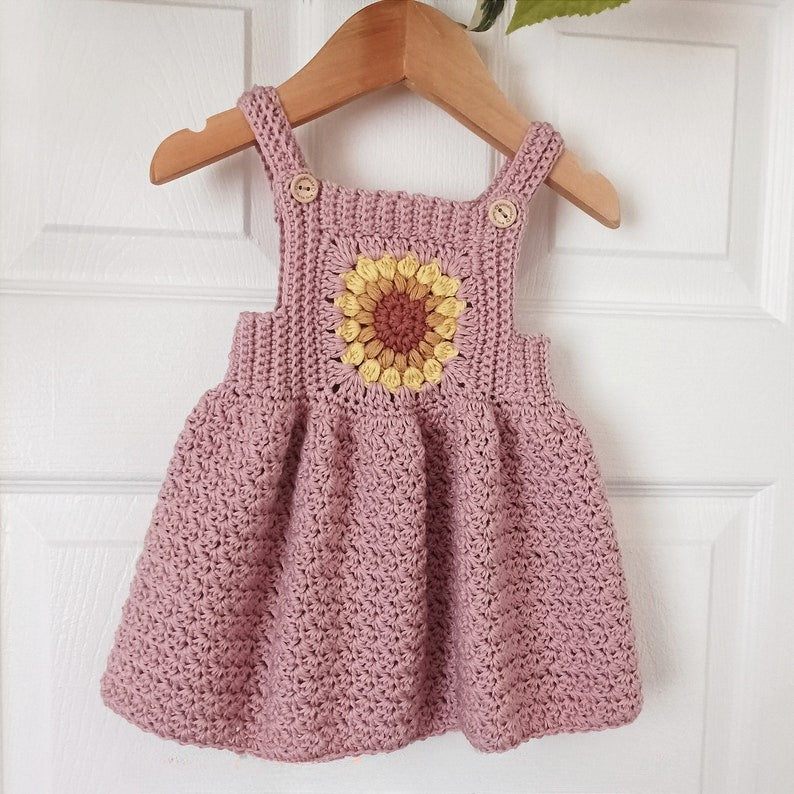 Sunflower Baby Set Crochet Pattern