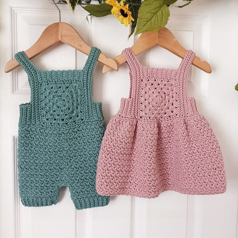 Sunflower Baby Set Crochet Pattern