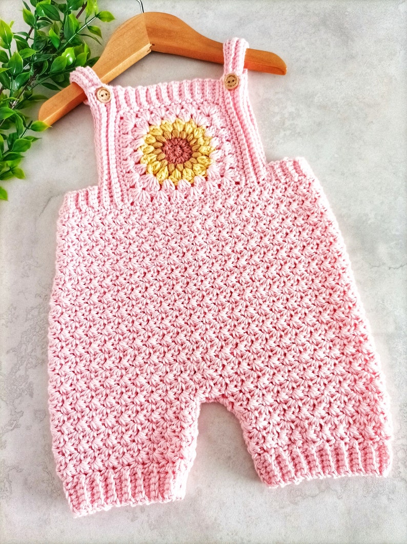 Sunflower Baby Set Crochet Pattern