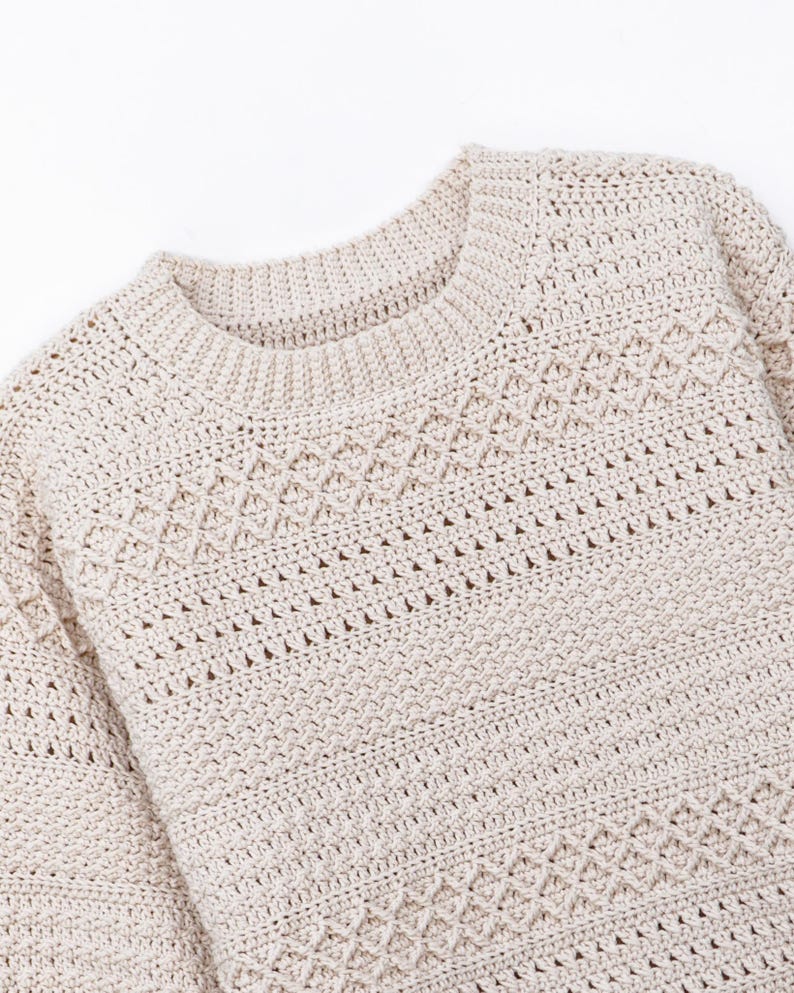 Diamond Sweater Crochet Pattern