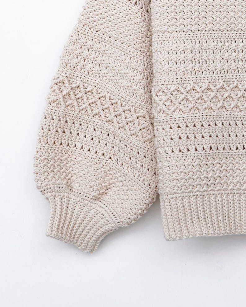 Diamond Sweater Crochet Pattern