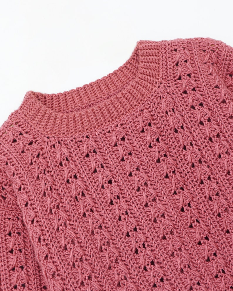 Bloom Sweater Crochet Pattern