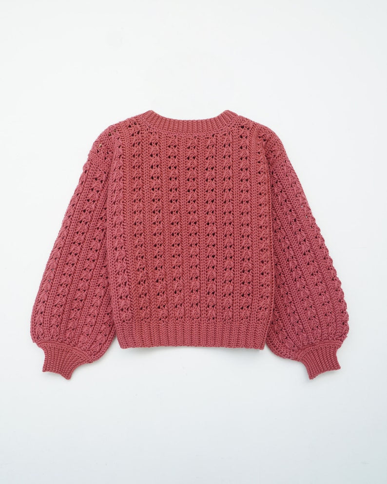 Bloom Sweater Crochet Pattern