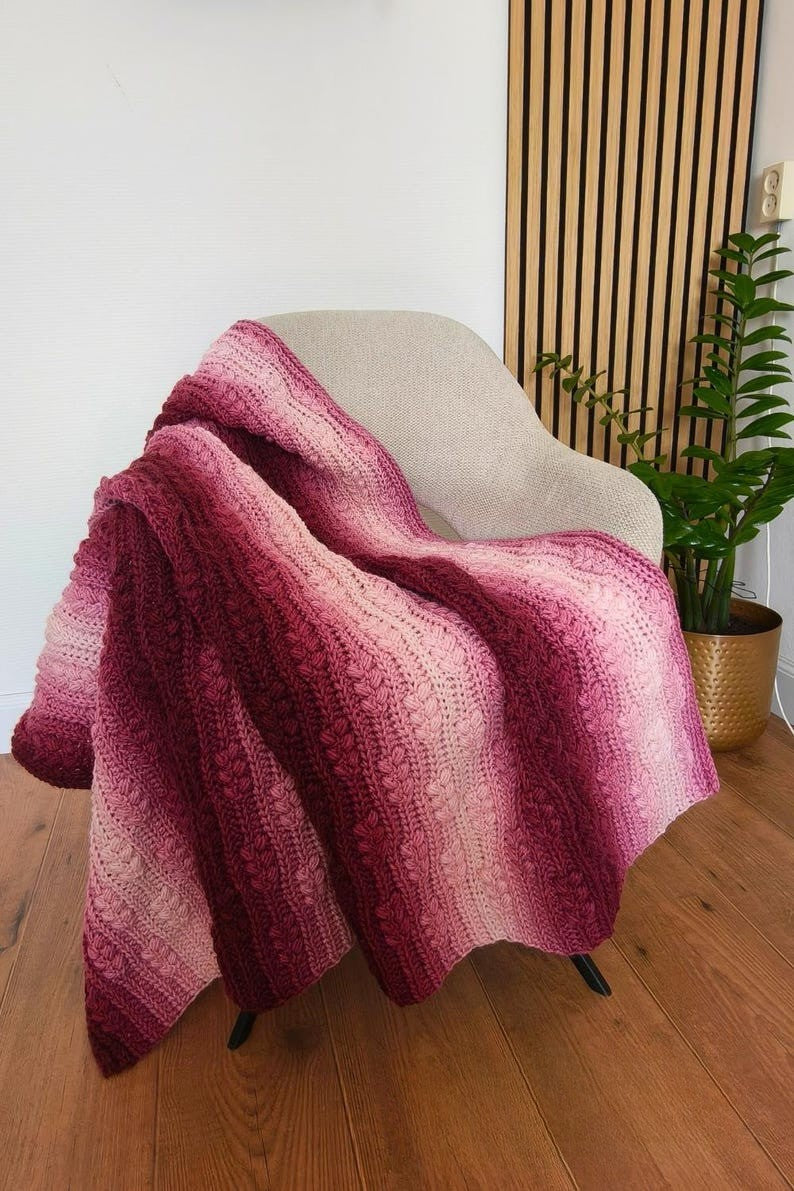 Mulberry Blanket Crochet Pattern
