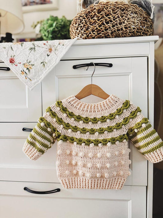 Gardenleaf Sweater Crochet Pattern