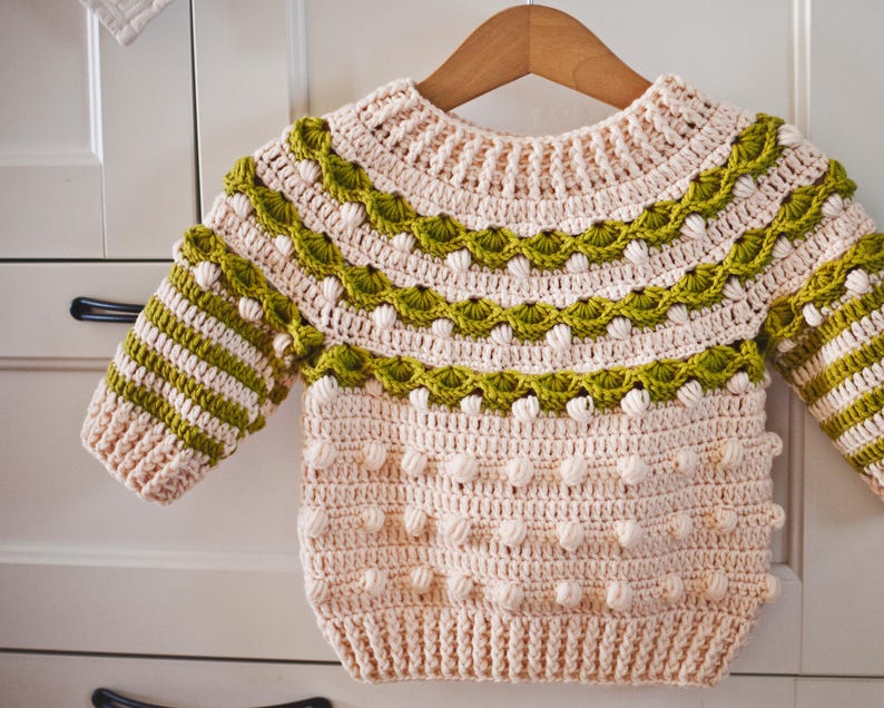 Gardenleaf Sweater Crochet Pattern