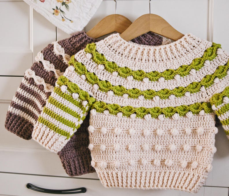 Gardenleaf Sweater Crochet Pattern