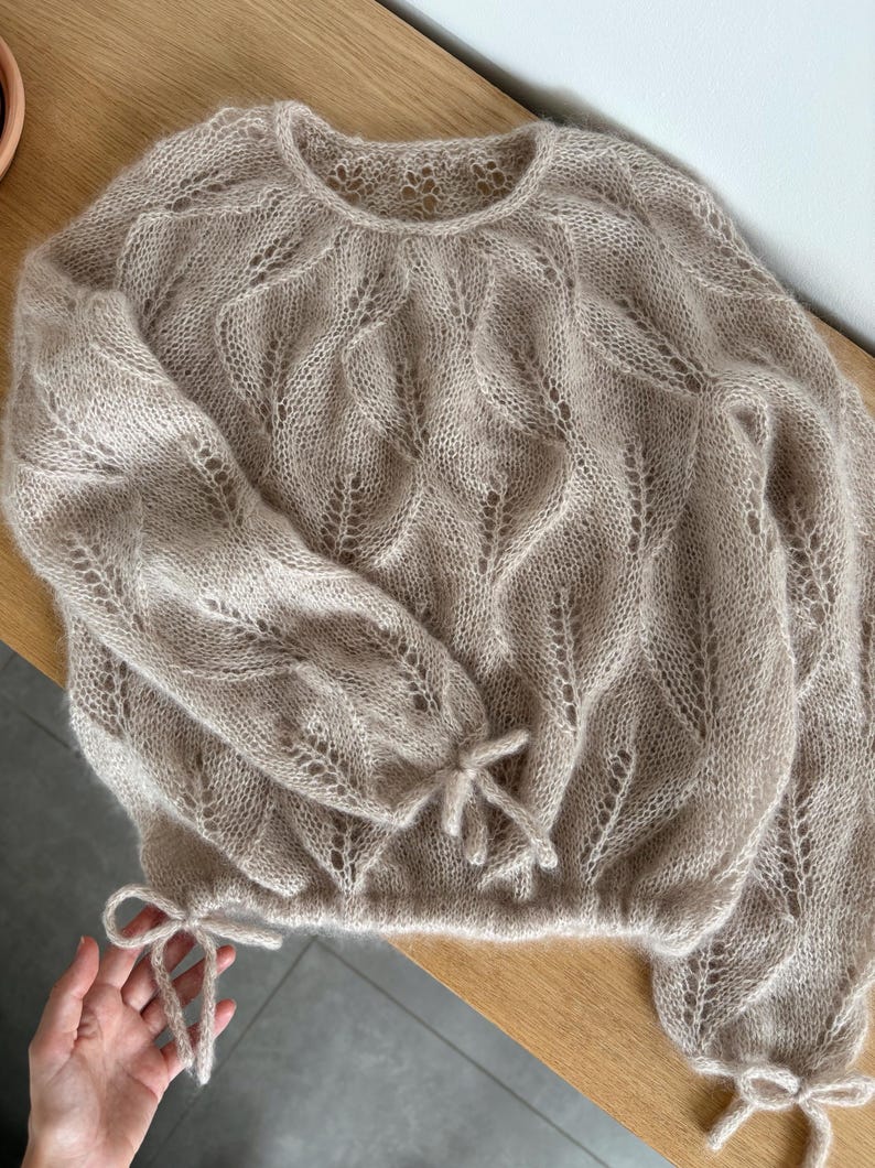 Leafdream Sweater Knitting Pattern