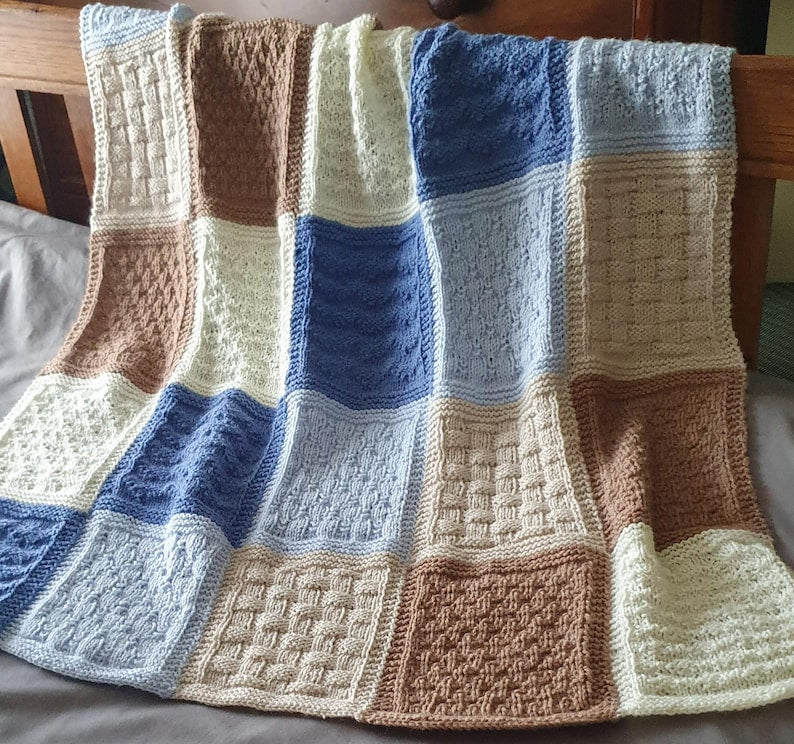 Comfort Baby Blanket Knitting Pattern