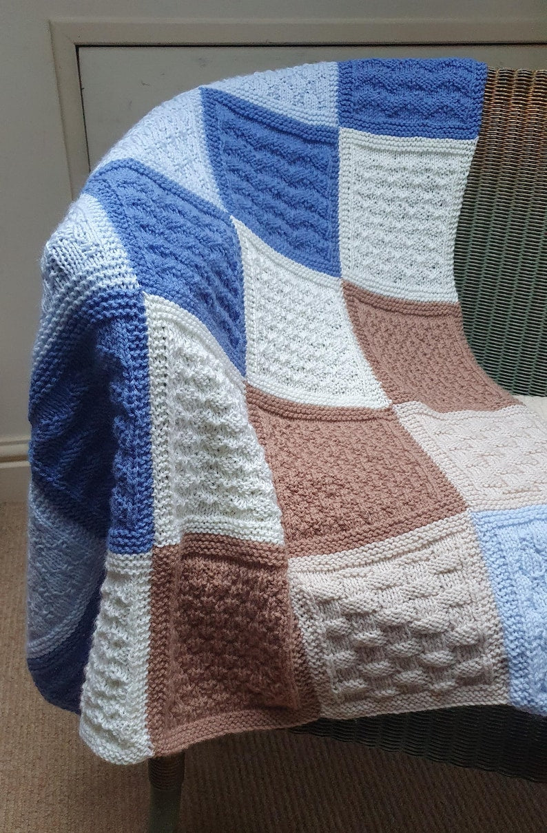 Comfort Baby Blanket Knitting Pattern