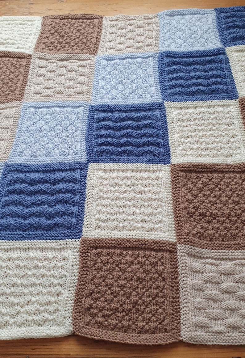 Comfort Baby Blanket Knitting Pattern