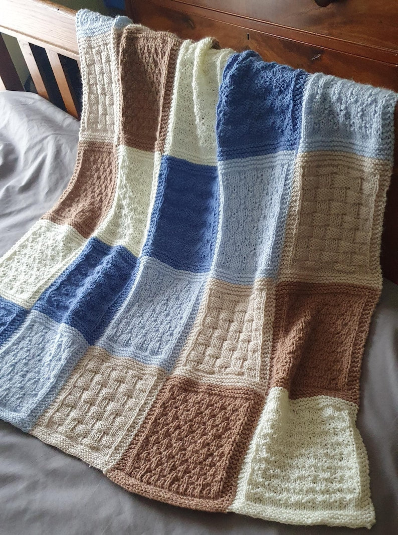 Comfort Baby Blanket Knitting Pattern