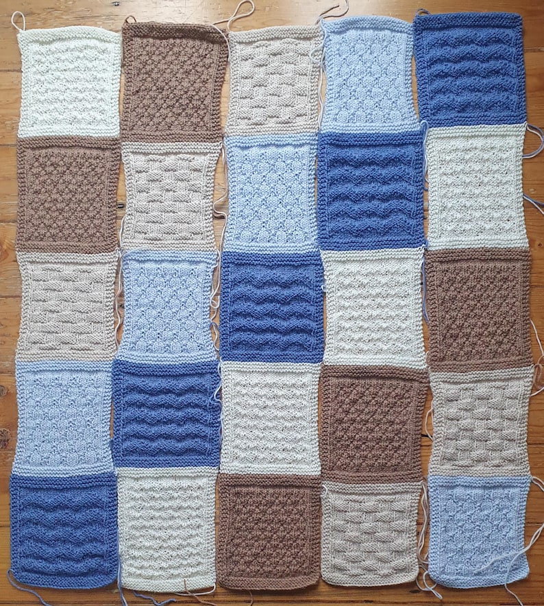 Comfort Baby Blanket Knitting Pattern