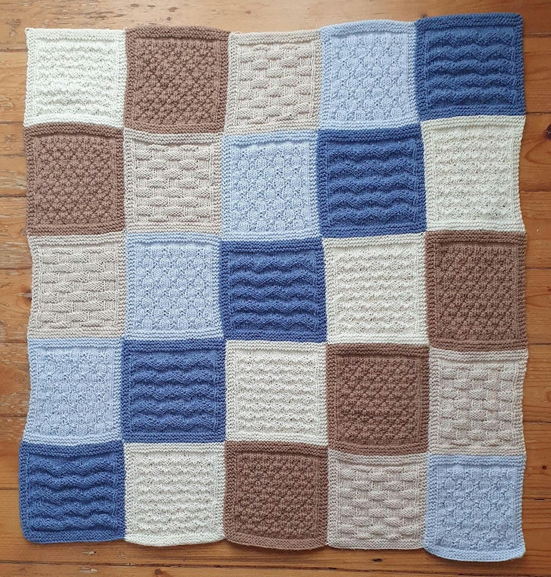 Comfort Baby Blanket Knitting Pattern