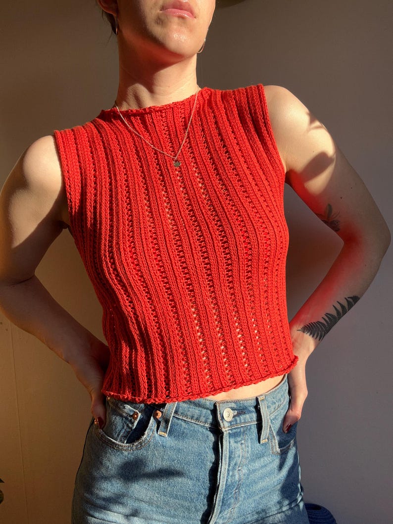 Soft Curve Top Crochet Pattern