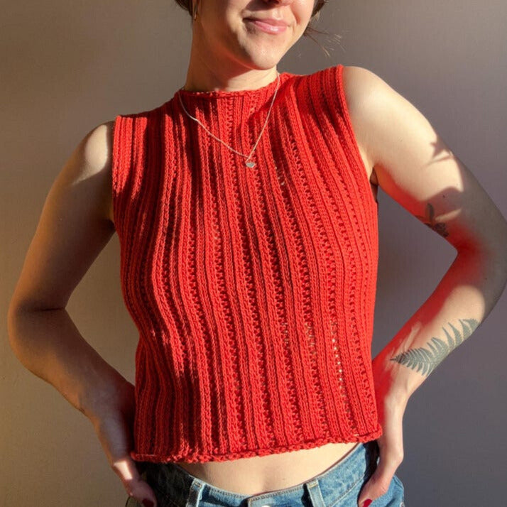 Soft Curve Top Crochet Pattern