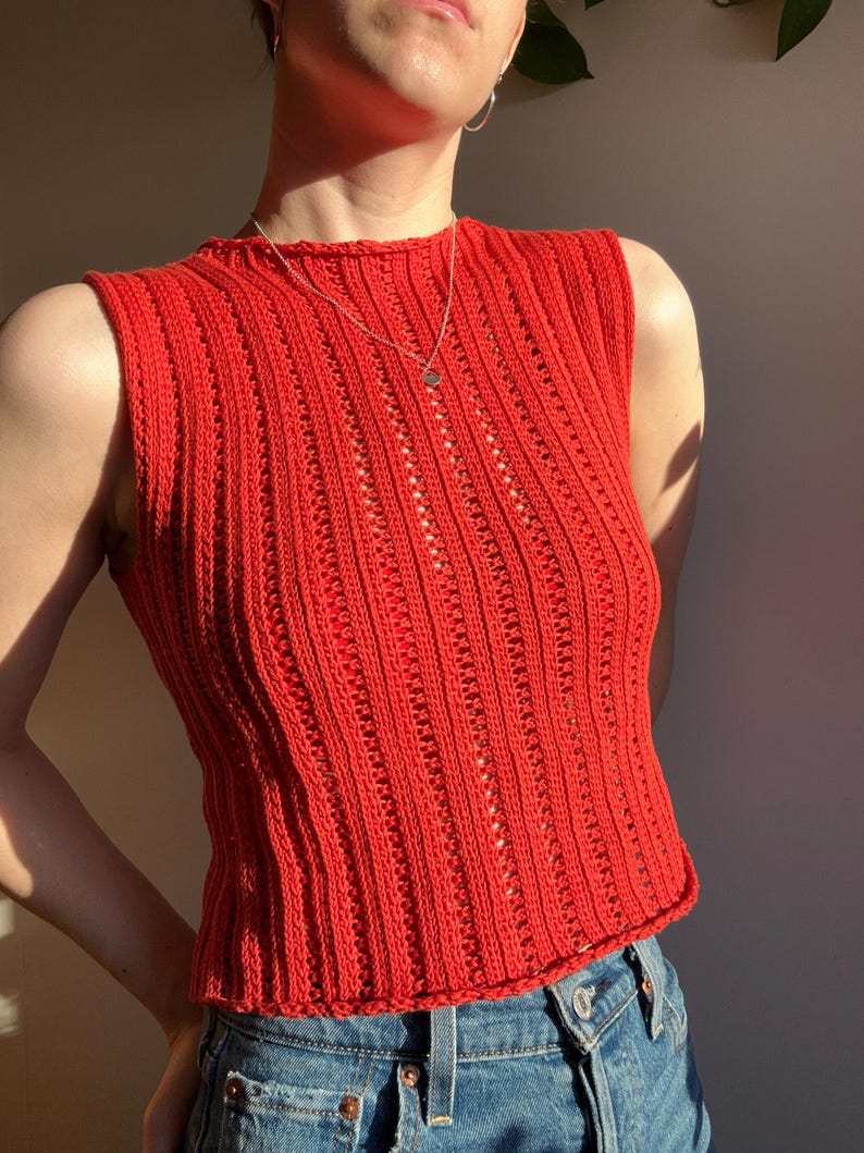 Soft Curve Top Crochet Pattern