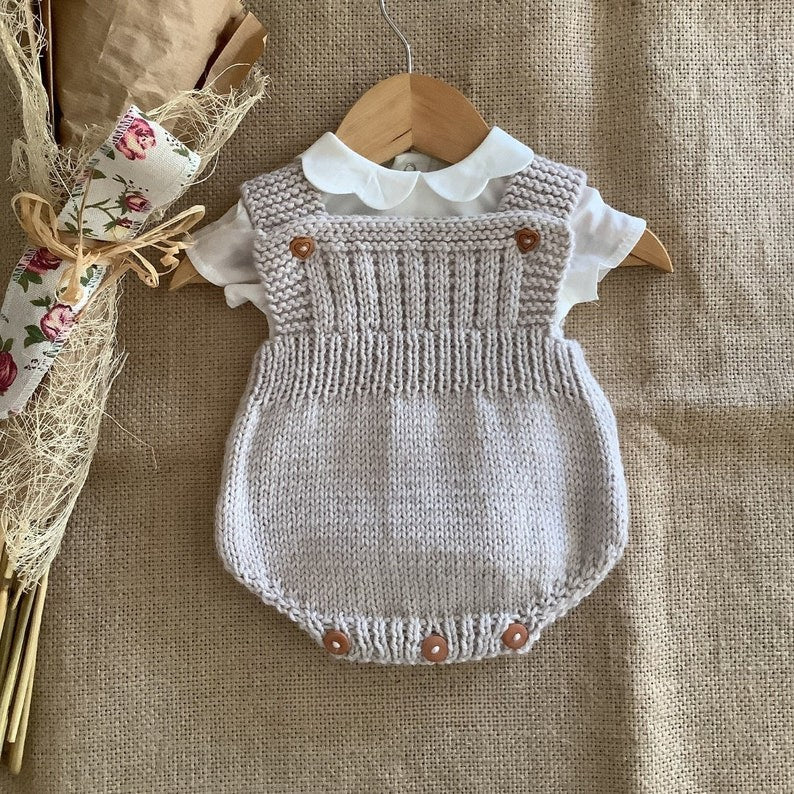 Little Haven Romper Knitting Pattern