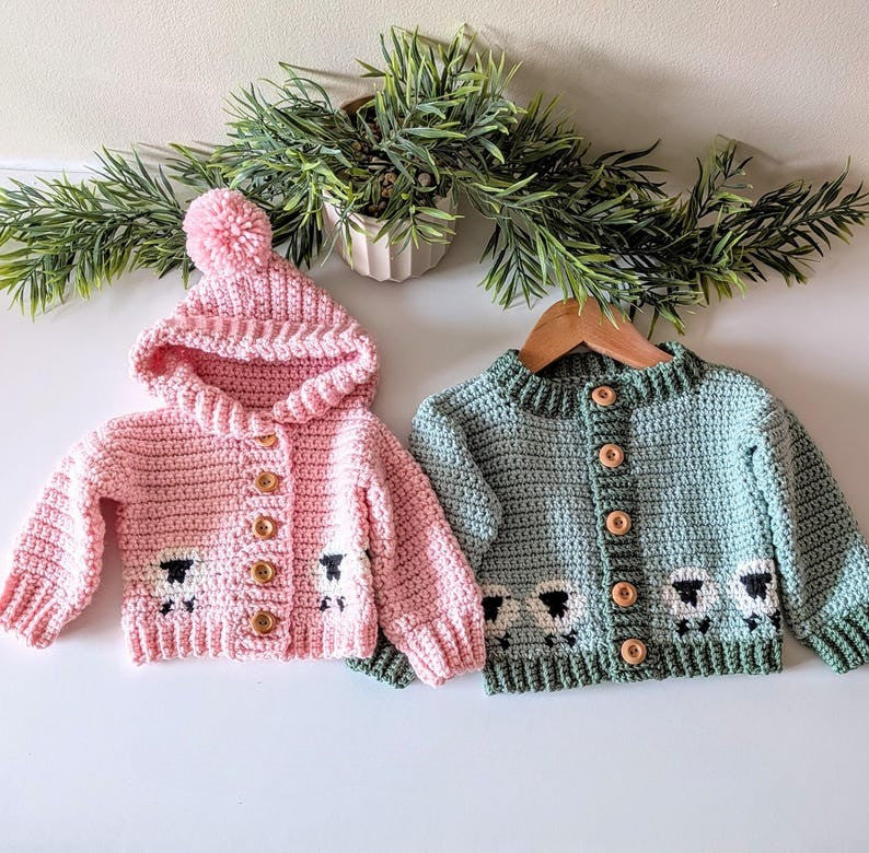 Little Sheep Jacket Crochet Pattern