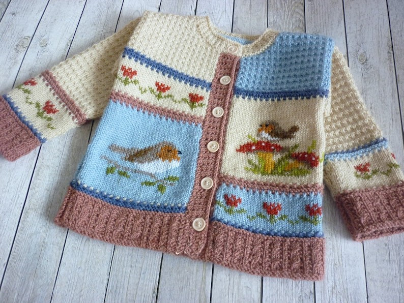 Garden Cardigan Knitting Pattern