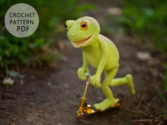 Funny Frog Crochet Pattern
