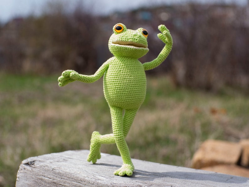 Funny Frog Crochet Pattern