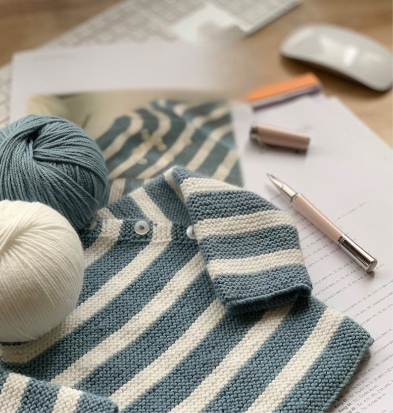 Bluebell Baby Sweater Knitting Pattern