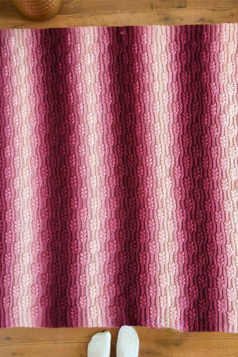 Mulberry Blanket Crochet Pattern