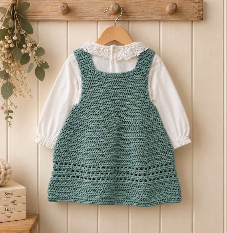 Sophie Pinafore Dress Crochet Pattern