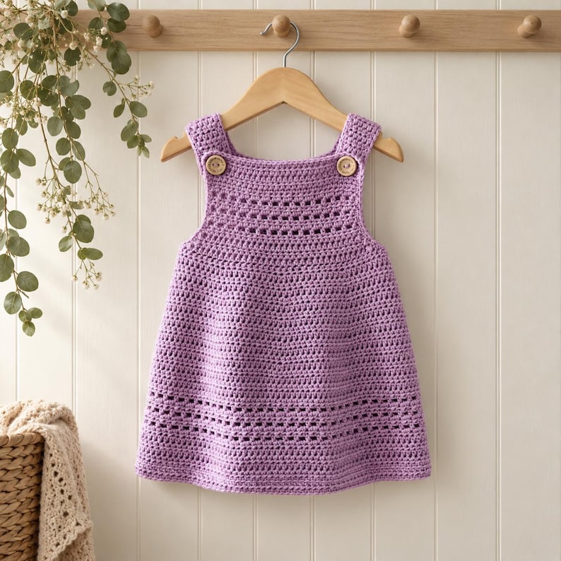 Sophie Pinafore Dress Crochet Pattern