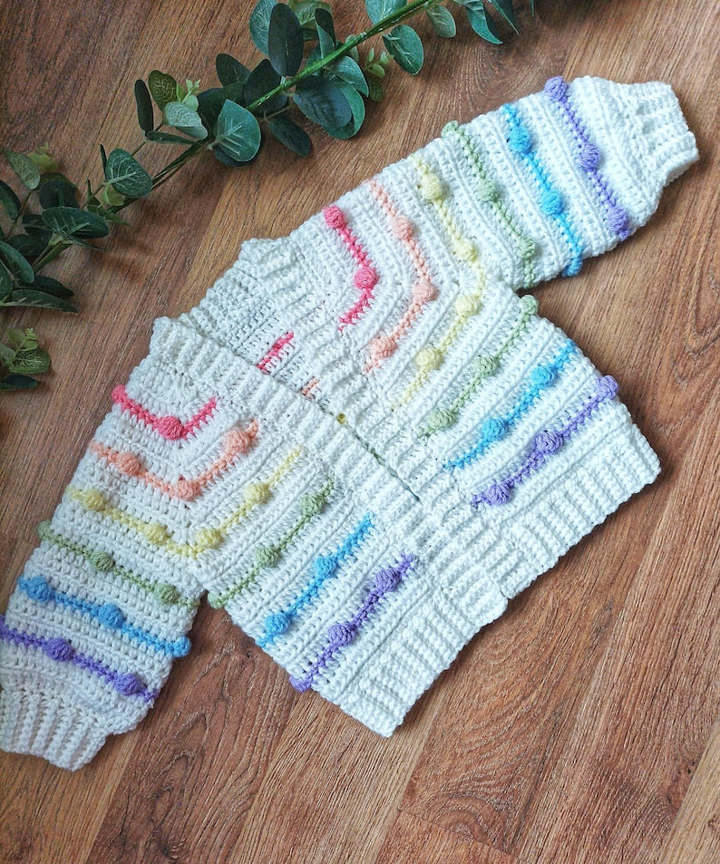 Bobble Cardigan Crochet Pattern