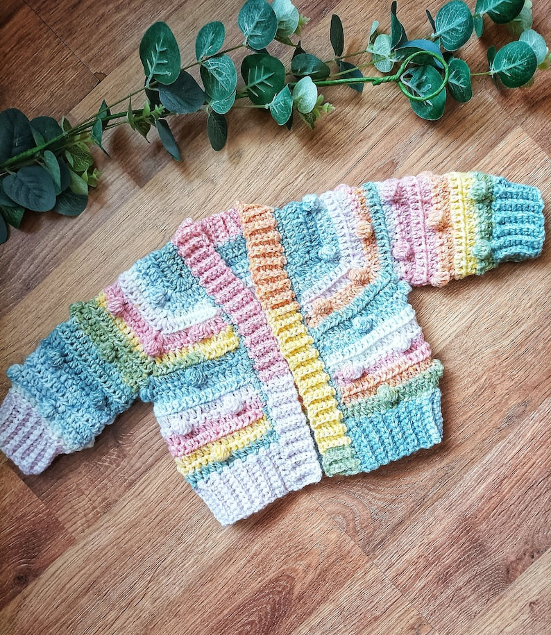 Bobble Cardigan Crochet Pattern