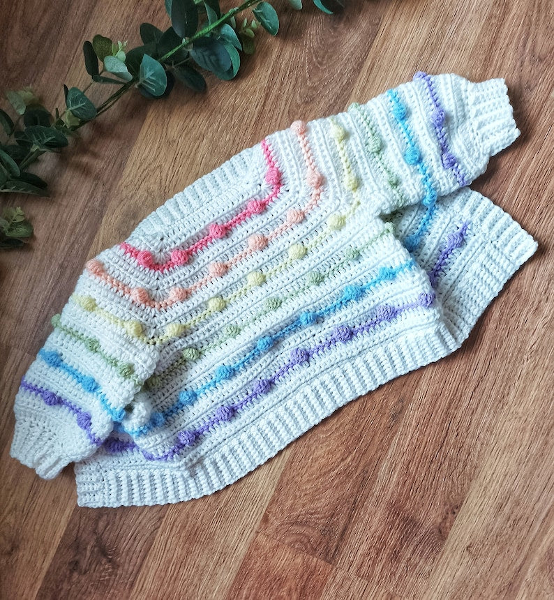 Bobble Cardigan Crochet Pattern