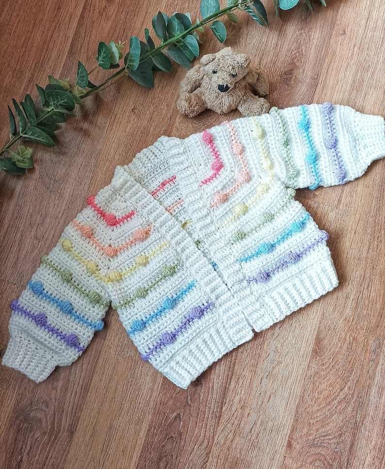 Bobble Cardigan Crochet Pattern