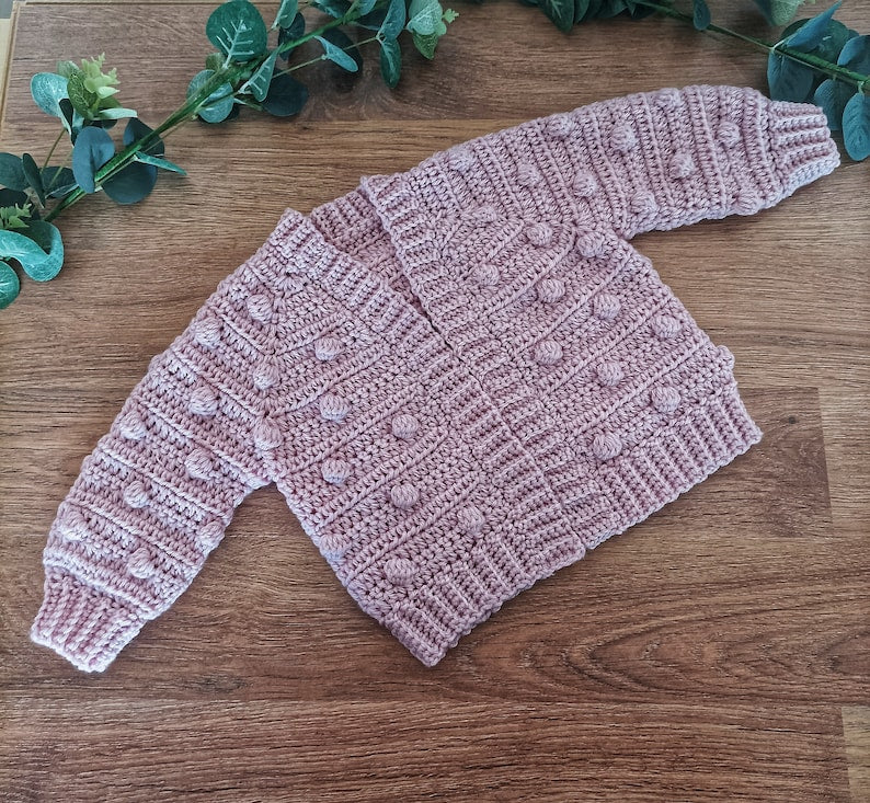 Bobble Cardigan Crochet Pattern