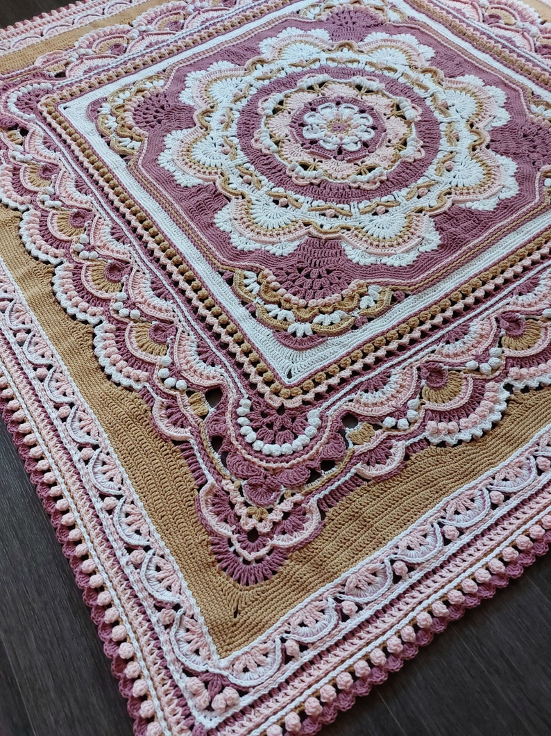 Rosefield Blanket Crochet Pattern