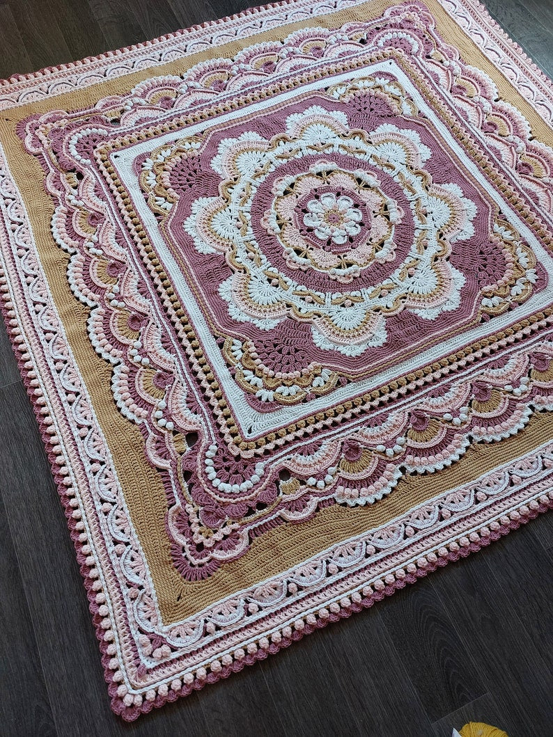 Rosefield Blanket Crochet Pattern