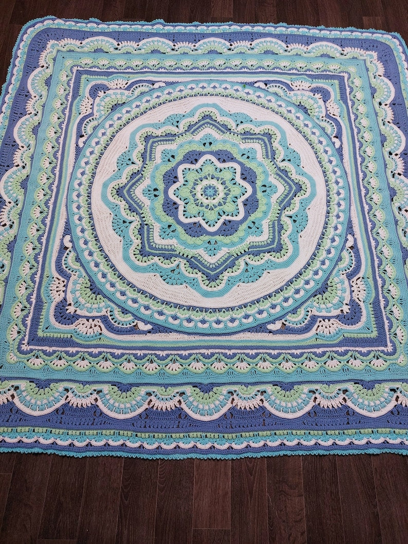Flourish Blanket Crochet Pattern